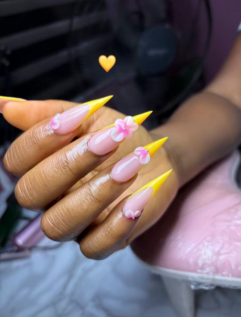 Nail art from the salon